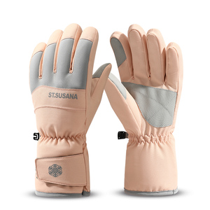 Gants <span class=keywords><strong>de</strong></span> <span class=keywords><strong>ski</strong></span> <span class=keywords><strong>de</strong></span> snowboard d'hiver imperméables pour homme unisexe à écran tactile chaud personnalisé pour femmes - Product Image 1