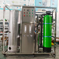 Machines d'osmose inverse certifiées CE ISO 500 litres/heure, système de purification d'eau pour restaurants, purificateur d'eau industriel