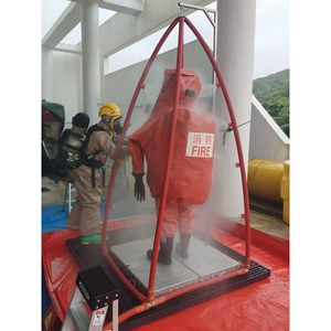 Suministro directo de fábrica Multi boquilla portátil fuego rescate descontaminación ducha de emergencia - Product Image 1