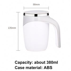 Novedades 2023, Botella Mezcladora Eléctrica Portátil de 380 ml, Taza para Batidos de Proteínas con Tapa y Logotipo Personalizado - Product Image 3