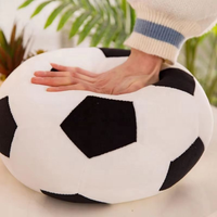 Coussin de football en peluche doux et compressible, personnalisable (taille/logo), idéal pour les enfants, la maison ou le bureau