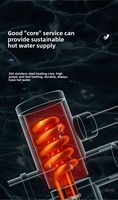 Robinet d'eau chaude électrique instantané avec affichage numérique, eau chaude/froide double usage, chauffage rapide en trois secondes, 3000W, ABS, pour salle de bain