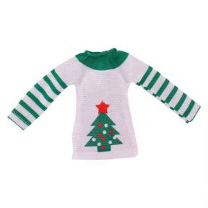 Hight Quality Red <strong>Christmas</strong> <strong>Elf</strong> Doll Clothes Sweater <strong>Pyjamas</strong> - Product Image 5