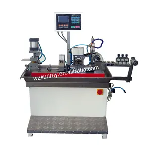 automatical fishing thread cutting milling punching hole machine for half-rim optical frames