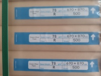 Papier d'impression offset non couché sans bois, couleur crème, 68g, 670*870mm, directement de l'usine