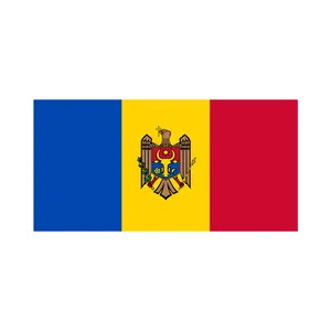 דגל דגל מודפס גבוה בגודל 3x5 רגל 90x150 ס""מ דגל מולדובה הלאומי מעופף 100% פוליאסטר