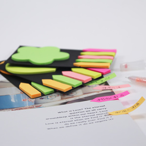 HengXin Sticky Note Set Fluorescent Colors Stationery Memo <b>Pad</b> With Sticky Label Stickers Self-adhesive - Product Image 6