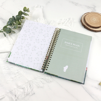 Agenda hebdomadaire mensuel avec logo personnalisé Journal d'objectif Manifestation Journal Agenda quotidien carnet de notes planificateur à puces