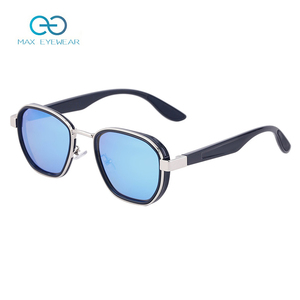 Wholesale Luxury Retro Polarized <b>Sunglasses</b> Men UV400 Protection Small Oval Frame <b>Sunglasses</b> Shades - Product Image 1