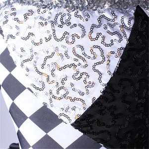 DL067 in bianco e nero per bambini <span class=keywords><strong>Costume</strong></span> da ballo per bambina costumi da ballo Hip Hop per spettacoli di scena a punto nero costumi da ballo Western - Product Image 4