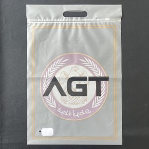 Promosyon gri Tote PE plastik hediye çantası ucuz fiyat bakkal alışveriş çantası butik giysi ayakkabı çorap kürk mal için - Product Image 2