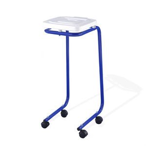 Support pour sacs <span class=keywords><strong>poubelle</strong></span> JH-Mech avec couvercle <span class=keywords><strong>sur</strong></span> roulettes, support durable pour sacs <span class=keywords><strong>poubelle</strong></span> publics, support pour sacs <span class=keywords><strong>poubelle</strong></span> en métal avec roulettes - Product Image 1