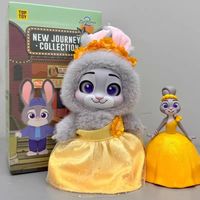 Porte-clés en peluche PVC 100 % authentique ZOOTOPIA 2 Nouvelle série de voyages Boîte mystère