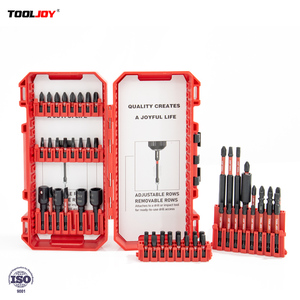 TOOLJOY Set di 55 Pezzi di Inserti per Avvitatore a Impatto in Acciaio Cromato di Alta Qualità, Cacciaviti Magnetici con Custodia Rigida OEM per Uso Industriale e Fai-da-Te - Product Image 1