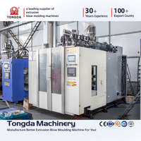 Machine d'extrusion et de soufflage de bouteilles en plastique HDPE automatique de 2L, 3L et 1 gallon pour les produits chimiques quotidiens, les bouteilles de détergent à lessive