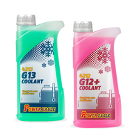 Prix usine g12 antigel liquide de refroidissement antigel liquide de refroidissement avec vert rouge bleu rose couleur antigel