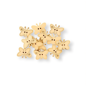Accessorio in Legno a Forma di Farfalla Ilan 22mm 12 Pezzi per Decorazioni Artigianali - Product Image 1