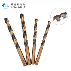 Đầu khoan xoắn titan đen mài hoàn toàn KIDEA TOOLS/Đầu khoan <span class=keywords><strong>HSS</strong></span> phủ TiCN để khoan tốc độ cao trong hợp kim cứng - Product Image 3