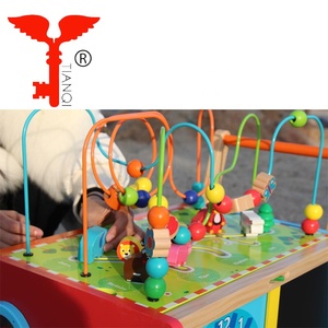 Empuje <span class=keywords><strong>de</strong></span> bebé jugar con Walker Carro <span class=keywords><strong>de</strong></span> madera <span class=keywords><strong>Montessori</strong></span> actividad <span class=keywords><strong>cubo</strong></span> juguetes multifunción <span class=keywords><strong>de</strong></span> cuentas <span class=keywords><strong>de</strong></span> madera <span class=keywords><strong>de</strong></span> juguete - Product Image 3