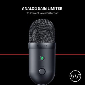 Microphone USB professionnel Razer Seiren V2 X, micro à condensateur cardioïde pour le streaming, les jeux, le chat vocal, PC - Product Image 4