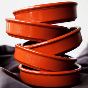 Offre Spéciale : Lots de Plats de Dîner en Céramique Marron Personnalisés – Vaisselle <span class=keywords><strong>Tendance</strong></span> et Confortable pour Crème Brûlée, Assiettes en Argile – Vente en Gros - Product Image 4