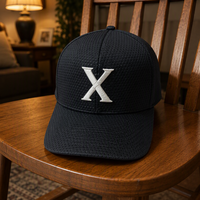 Gorra de béisbol transpirable 100% poliéster de malla completa al por mayor con visera precurvada, de secado rápido y ligera para correr, gimnasio y deportes.