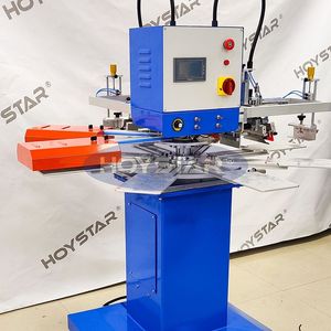 2 Color Automatic <strong>Carousel</strong> Silk <strong>Screen</strong> <strong>Printing</strong> <strong>Machine</strong> for T Shirts/ Cloths/Textil/Garment - Product Image 3