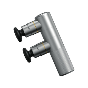 Pistola de masaje de doble cabeza, masajeador de percusión muscular vibrador potente para aliviar el dolor, novedad - Product Image 3