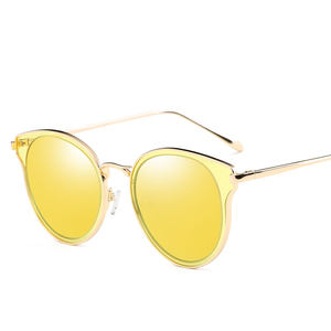 <b>Light</b> <b>Shade</b> Sunglasses New Fashionable Italy Design Luxury Round Uv400 Polarized Sunglasses Womens - Product Image 2