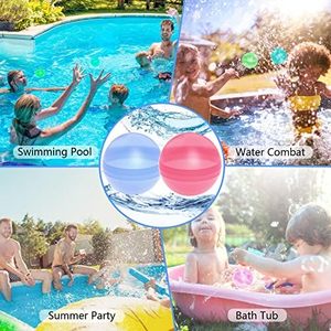 Tái Sử Dụng Nước Bóng Bay Refillable Mùa Hè Nước Đồ Chơi Nhanh Chóng Điền Vào Tự Niêm Phong Mềm Silicone Nước Bóng Bay Cho Trò Chơi Ngoài Trời - Product Image 3