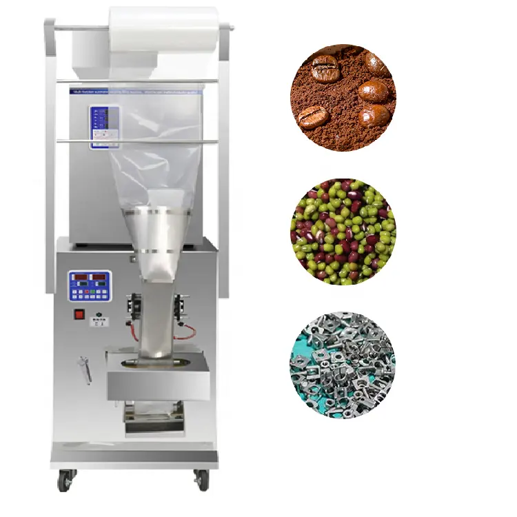 Автоматическая упаковочная машина для взвешивания и наполнения пакетов среднего размера, 1-500 г, оборудование для порошковых гранул