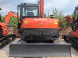 รถขุดขนาดเล็กมือสอง Kubota KX185 ขนาด 8 ตัน พร้อมหัวเจาะ  ใช้งานน้อย  ได้รับการรับรองมาตรฐาน CE - Product Image 6