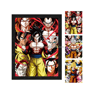 Póster Lenticular 3D de Anime Personalizado, Arte Mural con Movimiento de 3 Vistas, 30x40cm, Imagen 3D Profunda para Decoración de Sala de Juegos - Product Image 4