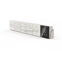 Télécommande intelligente pour toilettes JCXK 20 touches RF 433 MHz pour piles AAA, grands boutons, écran à affichage numérique, code fixe et code évolutif