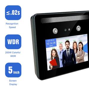 Chấm công sinh trắc học kiểm soát truy cập sản phẩm nhận dạng khuôn mặt Thời gian ghi âm với API Wifi TCP/IP colud phần mềm - Product Image 3