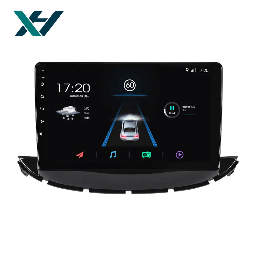 Radio mobil Android 9 ", untuk Chevrolet TRAX Tracker 2016 2017 2018 layar sentuh Stereo Video GPS Multimedia BT IPS WiFi