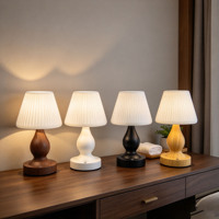 Lampe de table rétro en forme de gourde, rechargeable par USB, à commande tactile, lampe de chevet pour la maison, la décoration d'hôtel, lampe de bureau