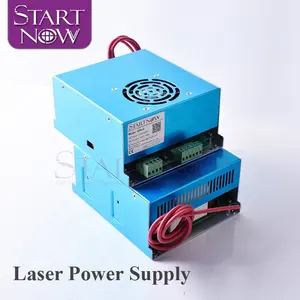 Startnow CO2 Power Supply Laser 40W 50W 60W 80W 100W 130W 150W Power Supply Laser untuk Laser Tabung Pemotongan Spare Part Mesin