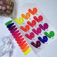 Vernis à ongles Gel Uv Fluorescent, couleurs vert jaune, vernis à ongles, Nail Art, effet de manucure de marque klana, 15 ml