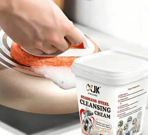 <span class=keywords><strong>Pasta</strong></span> Detergente Multiuso Ecologica Xin Juke 500g con 5-15% di Ingredienti Attivi, Crema per Pulizia Acciaio Inossidabile - Product Image 5