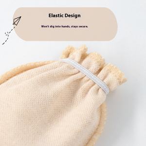 Gants <span class=keywords><strong>de</strong></span> protection faciale anti-rayures en pur coton pour nouveau-nés, respirants et anti-morsures, petite taille, articles pour bébés - Product Image 3