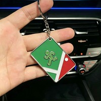Set Gantungan Kunci Souvenir Turis Kustom, Pin Enamel Keras, Gantungan Kunci Logam Promosi dengan Bros Badge untuk Museum dan Hadiah Kultural