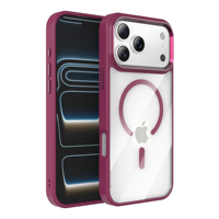 Étui magnétique robuste pour iPhone 18 Pro Max, coque de protection rigide en PC antichoc pour iPhone 18 Pro 17 16 BD053