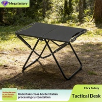 Camping-Picknick-Grill Schnell Aufklappbarer Taktischer Rechteckiger Tragbarer Teebrüh-Tisch Praktischer Multifunktionstisch