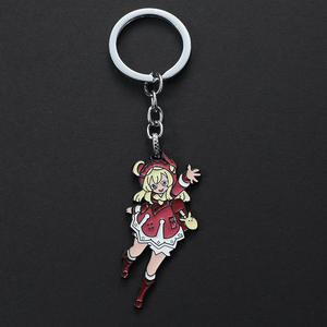 Nueva llegada Anime <span class=keywords><strong>Genshin</strong></span> impacto figura llavero dibujos animados llaveros 12 diseños opción - Product Image 5