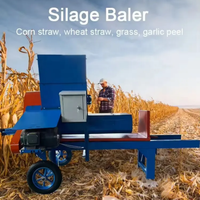 Presse à balles carrées compactes pour ensilage, moteur diesel, pour ensilage de maïs, de paille et d'alfalfa, pour la fabrication d'aliments pour bétail