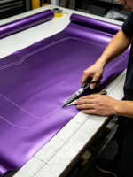 Film TPU PPF couleur violet impérial métallisé auto-cicatrisant, résistant aux UV, anti-rayures, anti-décoloration, installation facile, carrosserie automobile personnalisée