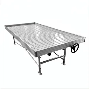 Factory prices greenhouse bench growing table indoor plant tables with table hydroponic grow systems plant nursery bed