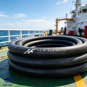 Tuyau flexible en caoutchouc résistant à la chaleur de 3/8 pouces, marque HF, fabriqué à Taïwan, certifié ISO7840, SAE J1527, pour yacht et bateau - Product Image 3