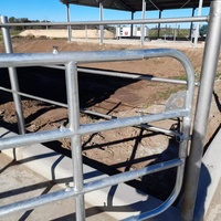 Porte télescopique spéciale pour abri à bétail, finition peinture poudre, écologique pour portail de ferme, panneaux de clôture, treillis